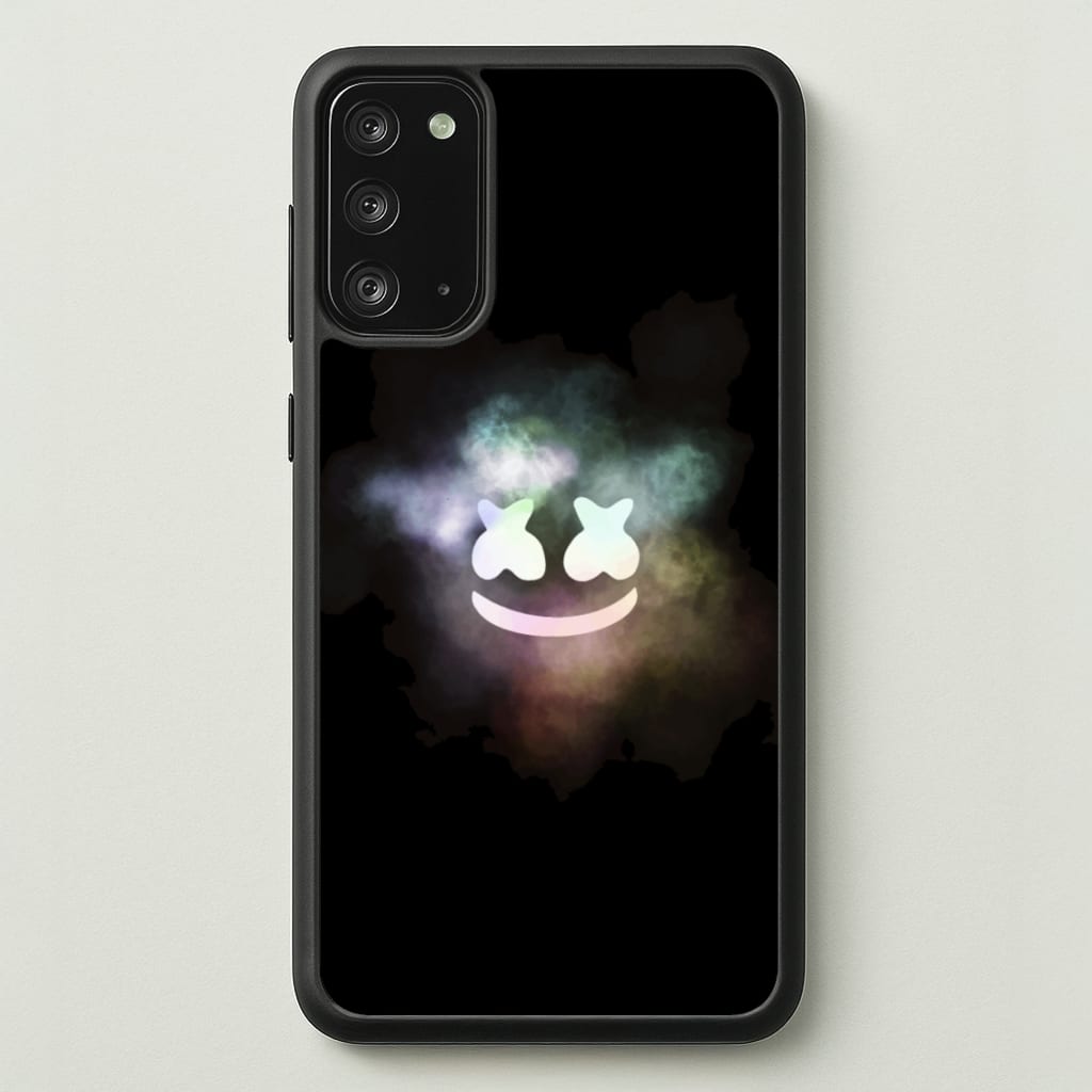 Black White Helmet DJ Smoke - Marshmello Phone Case for Galaxy Note 20