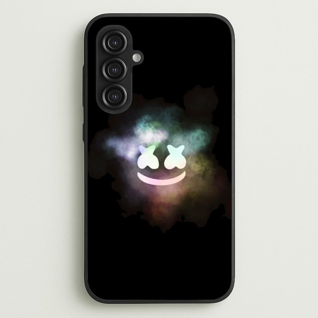 Black White Helmet DJ Smoke - Marshmello Phone Case for Galaxy S23FE