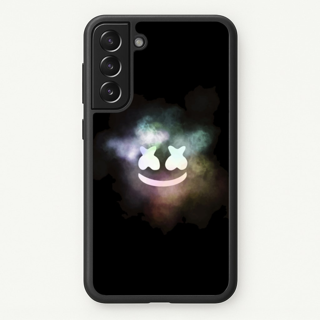 Black White Helmet DJ Smoke - Marshmello Phone Case for Galaxy S21