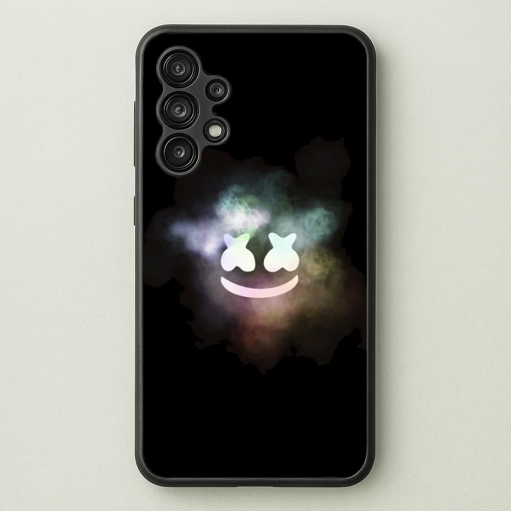 Black White Helmet DJ Smoke - Marshmello Phone Case for Galaxy A13