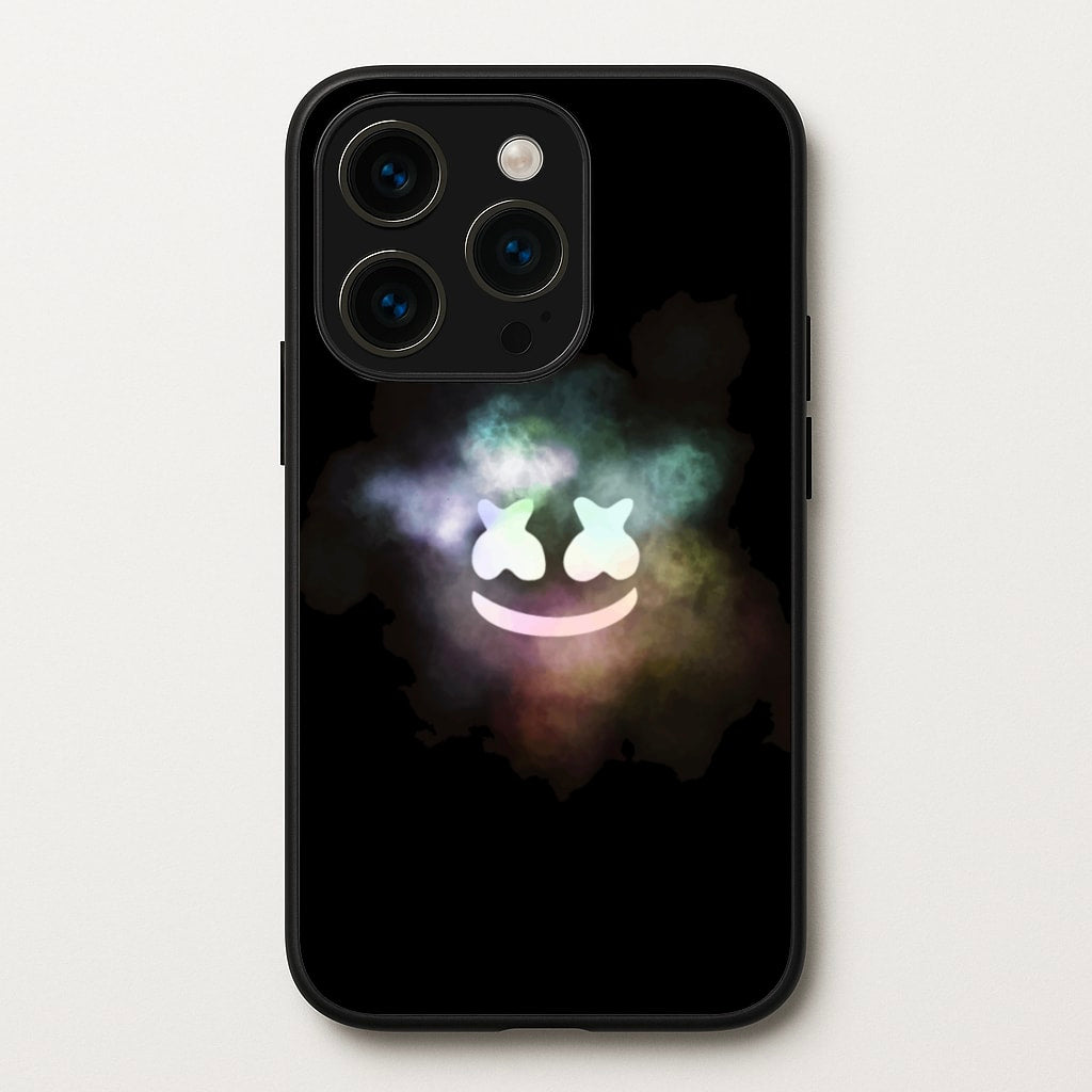 Black White Helmet DJ Smoke - Marshmello Phone Case for iPhone 15 Pro Max