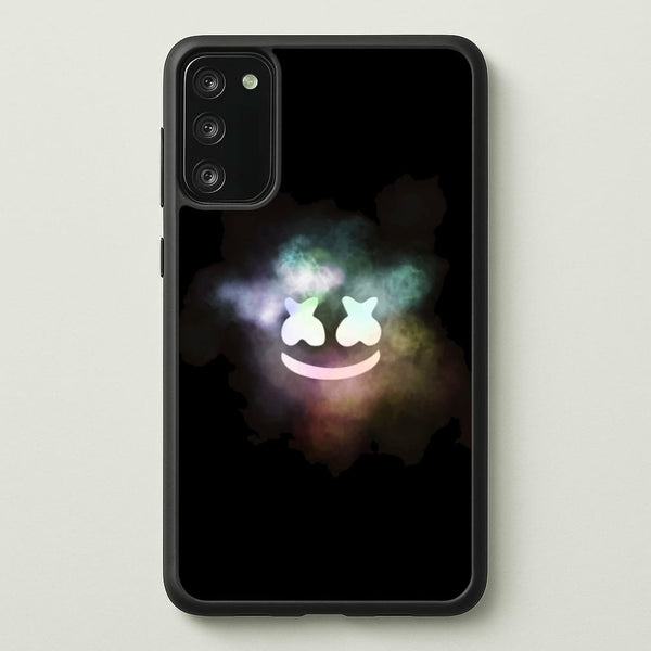 Black White Helmet DJ Smoke - Marshmello Phone Case for Galaxy S20