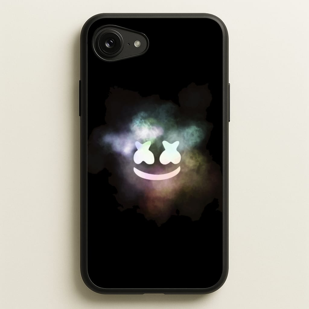 Black White Helmet DJ Smoke - Marshmello Phone Case for iPhone 16e