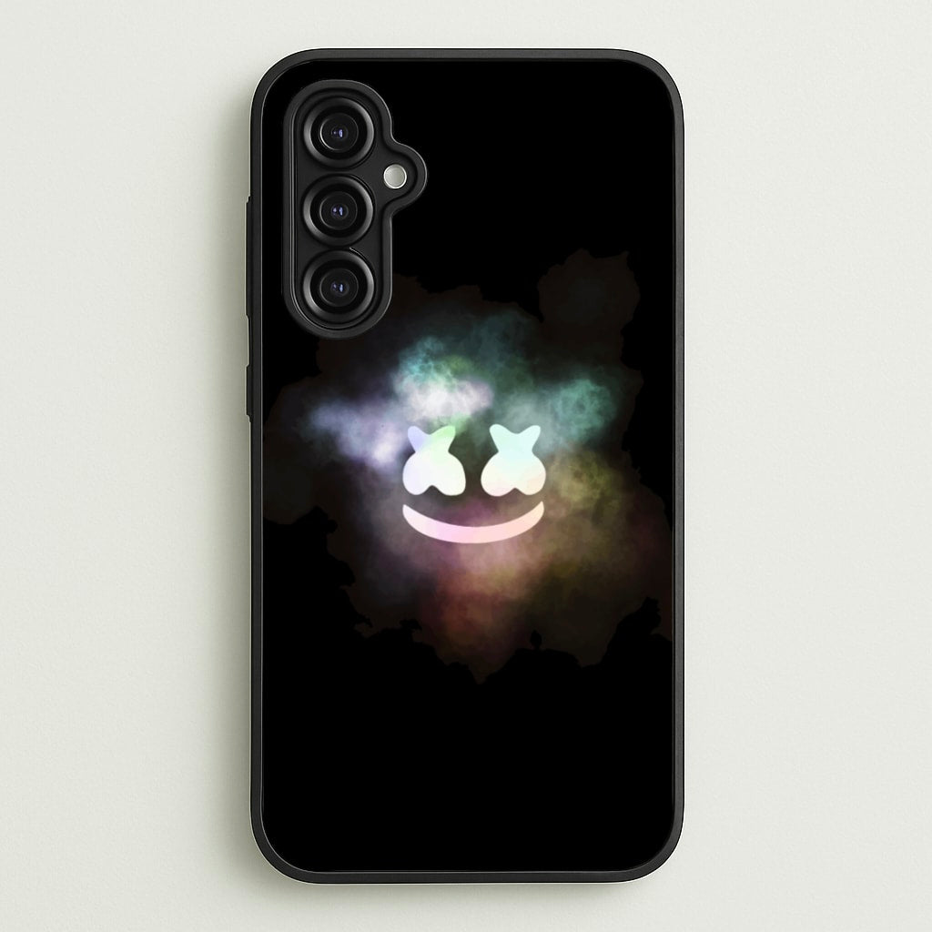 Black White Helmet DJ Smoke - Marshmello Phone Case for Galaxy A14