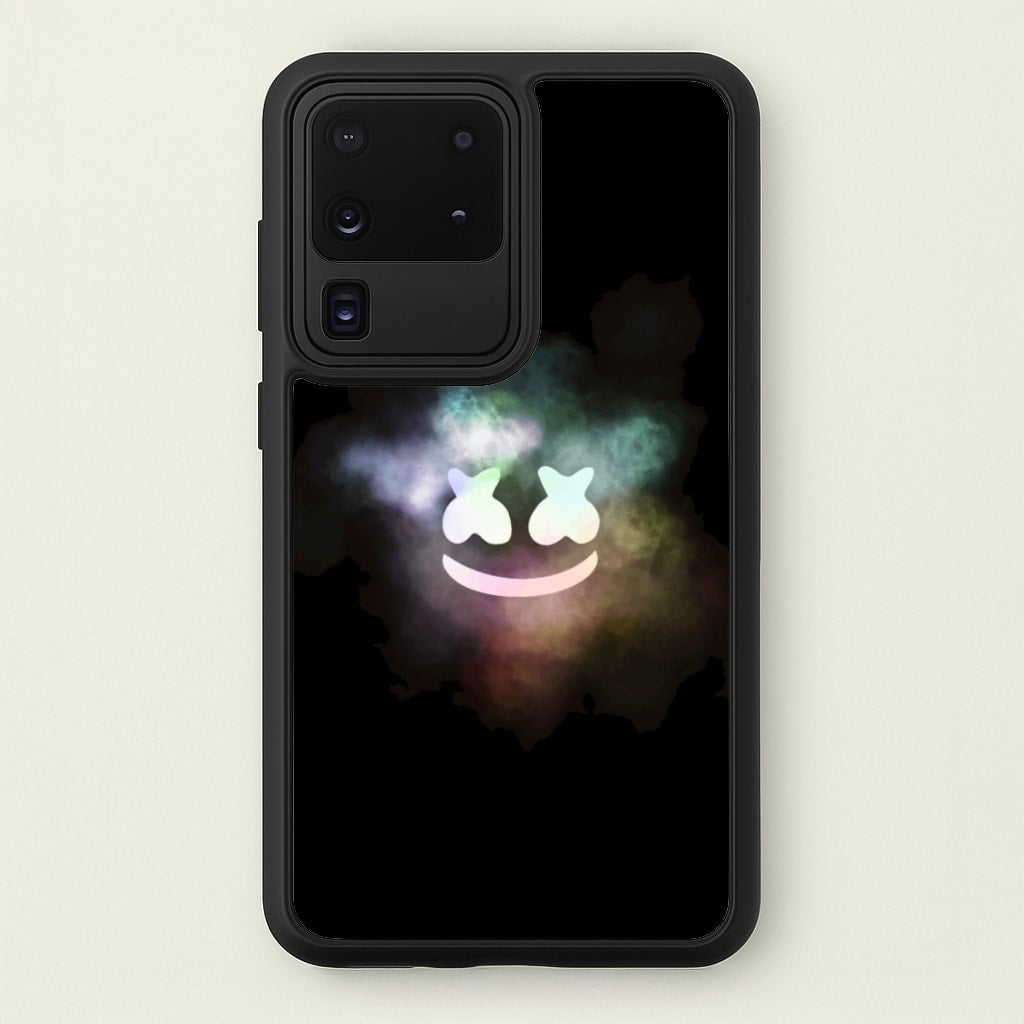 Black White Helmet DJ Smoke - Marshmello Phone Case for Galaxy S20 Ultra
