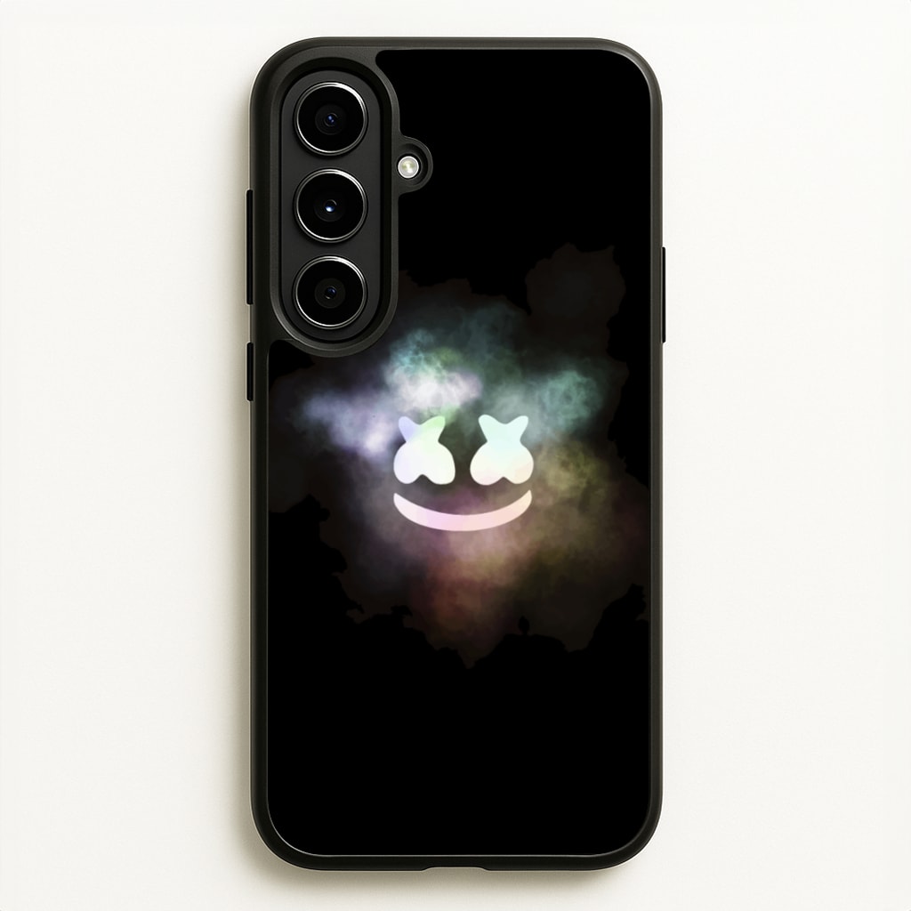 Black White Helmet DJ Smoke - Marshmello Phone Case for Galaxy A56