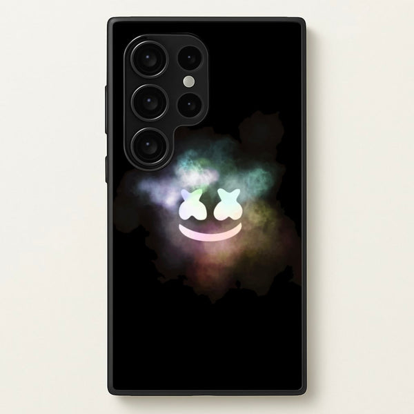 Black White Helmet DJ Smoke - Marshmello Phone Case for Galaxy S24 Ultra