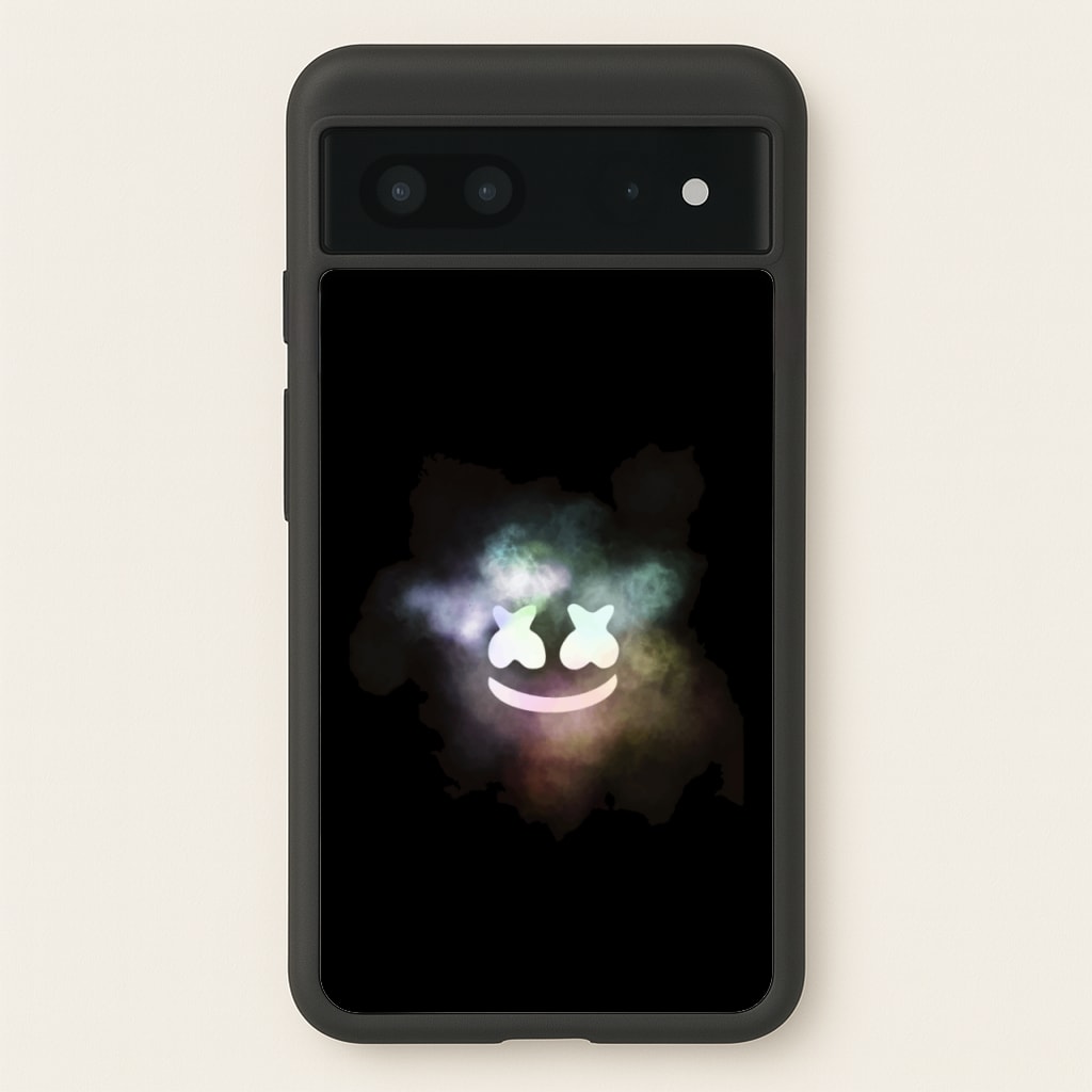 Black White Helmet DJ Smoke - Marshmello Phone Case for Google Pixel 7