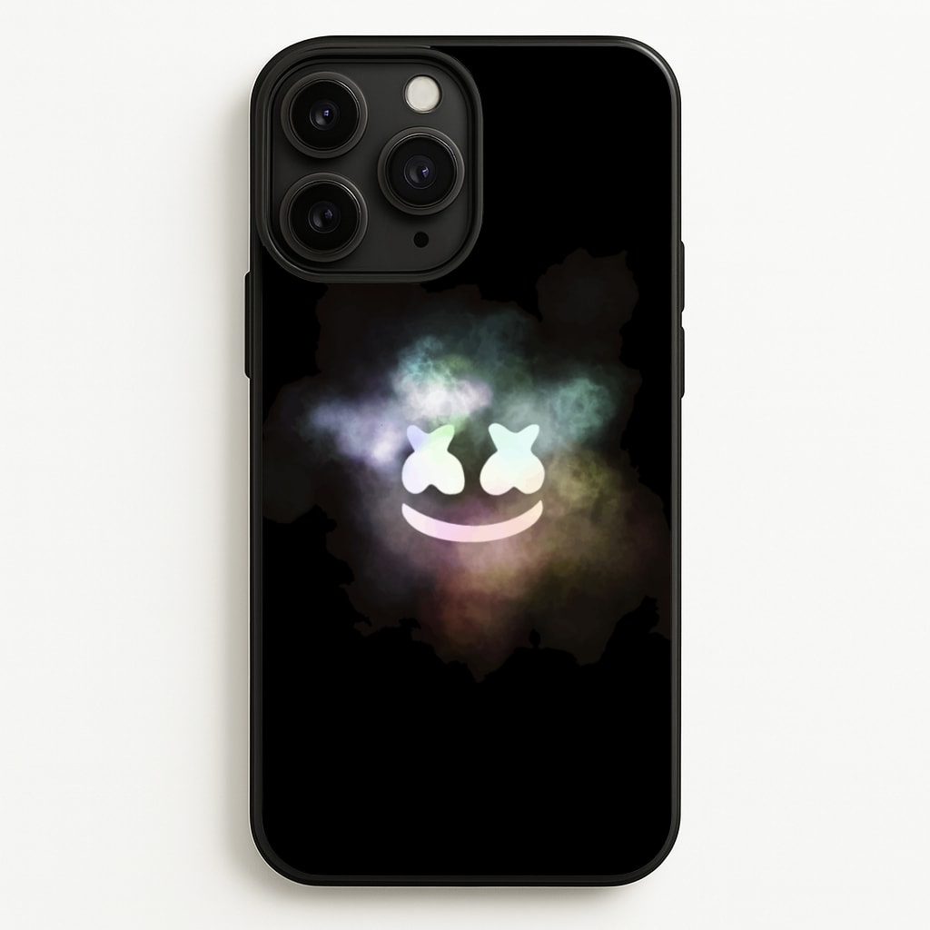 Black White Helmet DJ Smoke - Marshmello Phone Case for iPhone 11 Pro
