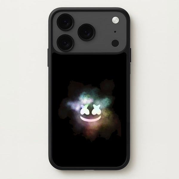 Black White Helmet DJ Smoke Phone Case for iPhone 17 Pro