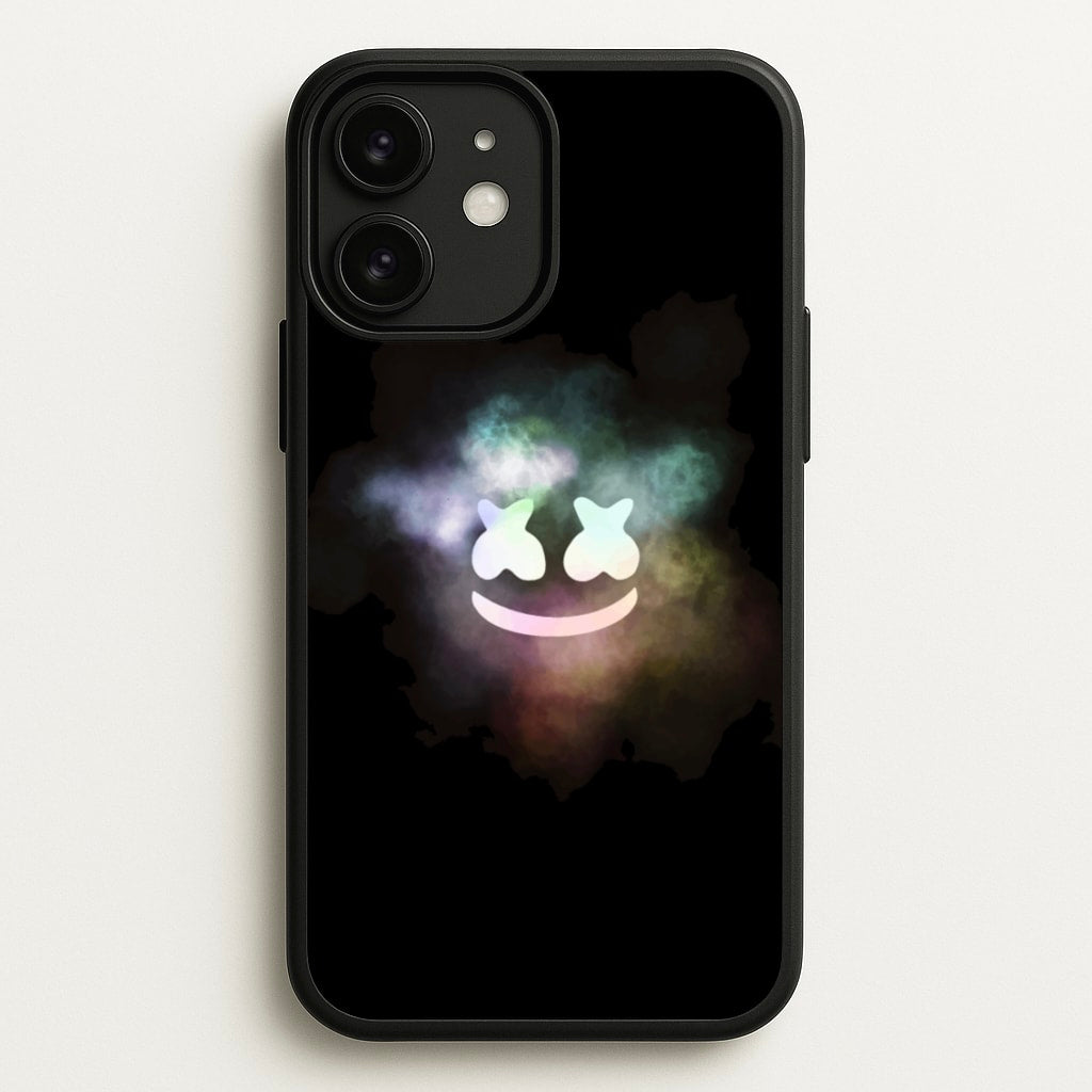 Black White Helmet DJ Smoke - Marshmello Phone Case for iPhone 11