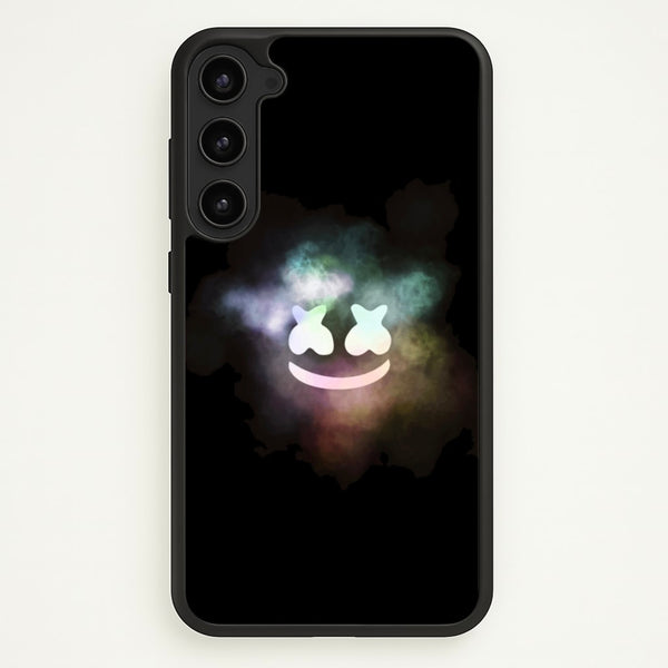 Black White Helmet DJ Smoke - Marshmello Phone Case for Galaxy S23