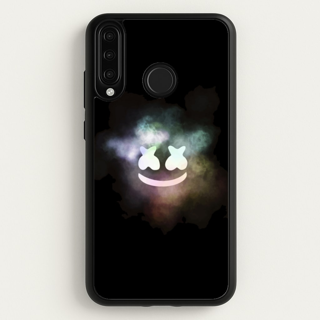 Black White Helmet DJ Smoke - Marshmello Phone Case for Huawei P30 Lite
