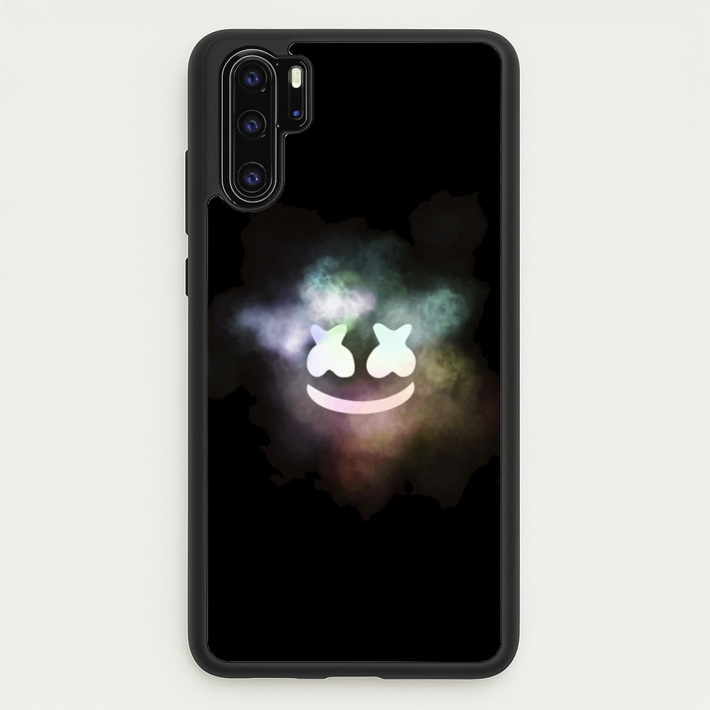 Black White Helmet DJ Smoke - Marshmello Phone Case for Huawei P30 Pro