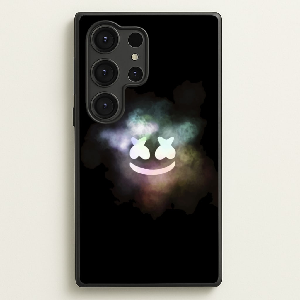 Black White Helmet DJ Smoke - Marshmello Phone Case for Galaxy S25 Ultra
