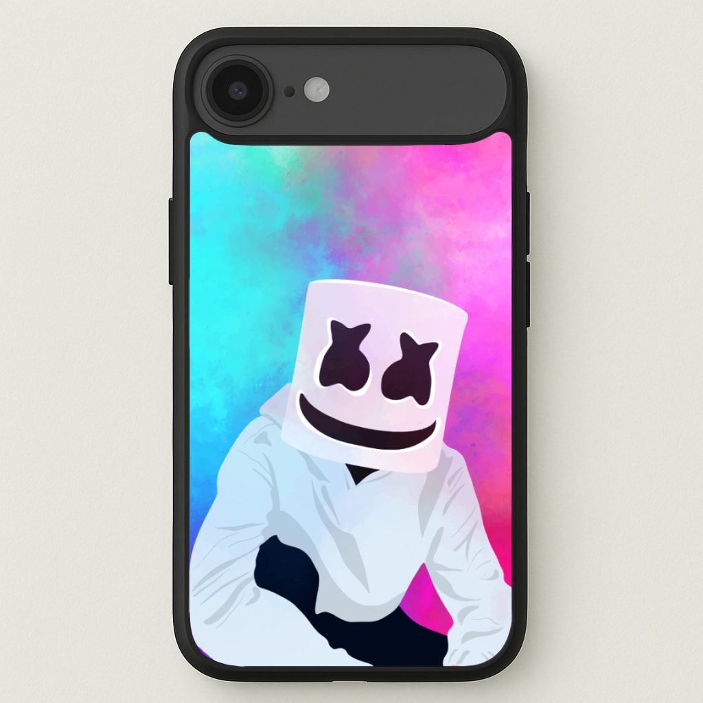 Rainbow White Helmet DJ Phone Case for iPhone 17 Air