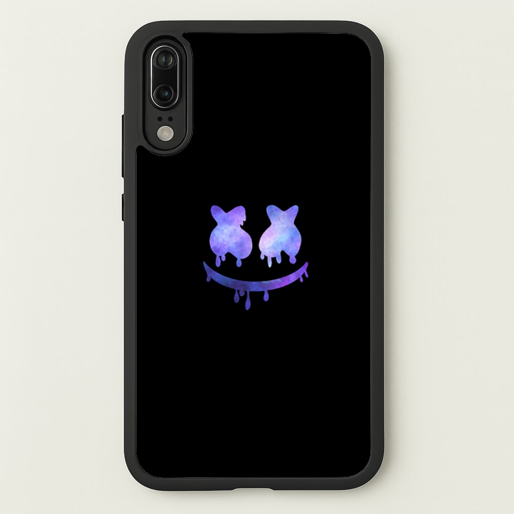 Dripping Features - White Helmet DJ - Marshmello Phone Case for Huawei P20