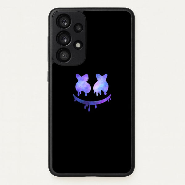 Dripping Features - White Helmet DJ - Marshmello Phone Case for Galaxy A53
