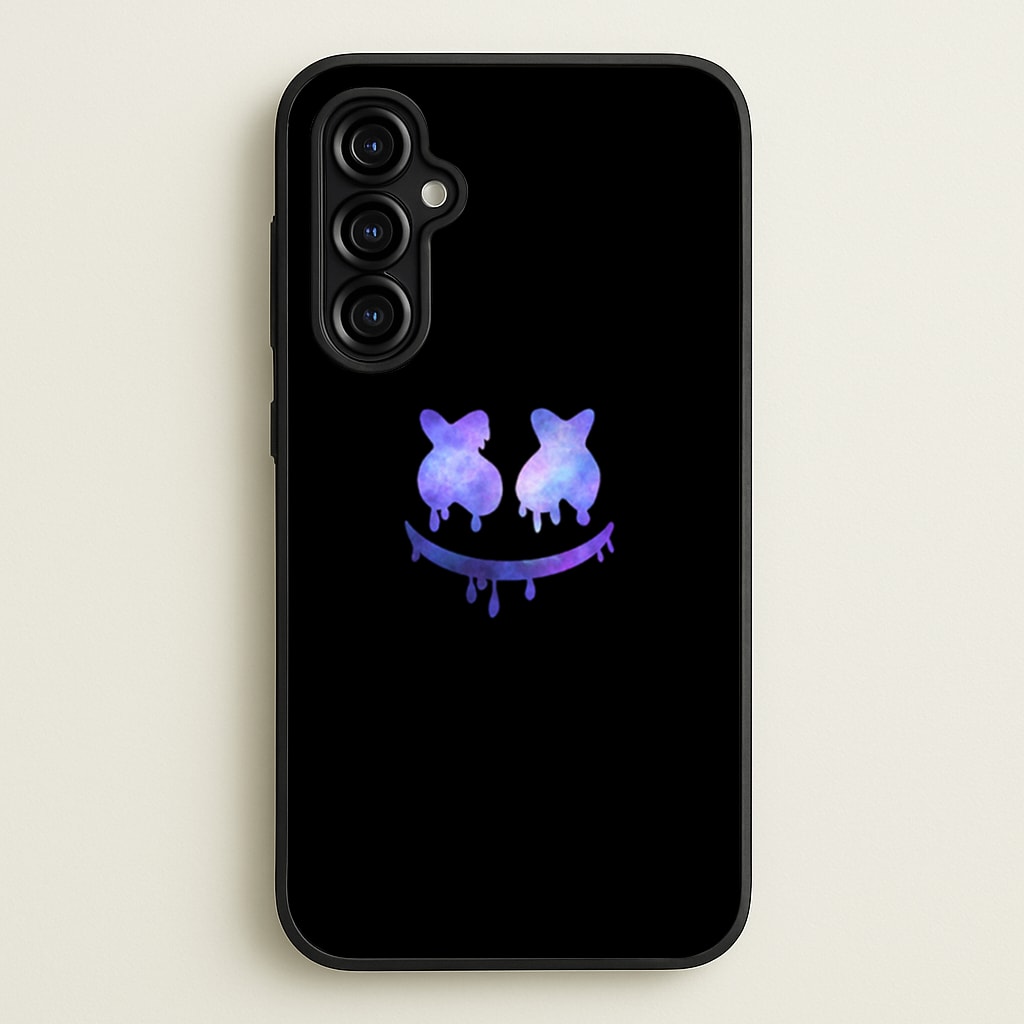 Dripping Features - White Helmet DJ - Marshmello Phone Case for Galaxy A54