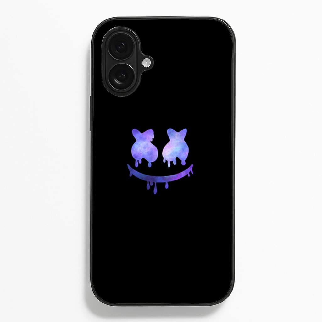 Dripping Features - White Helmet DJ - Marshmello Phone Case for iPhone 16 Plus