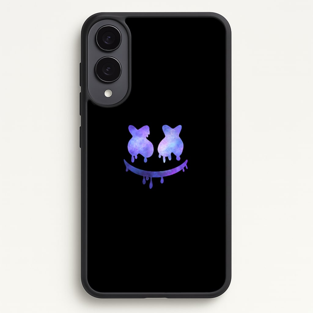 Dripping Features - White Helmet DJ - Marshmello Phone Case for Galaxy S25 Edge