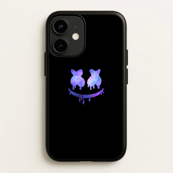 Dripping Features - White Helmet DJ - Marshmello Phone Case for iPhone 12 / 12 Pro