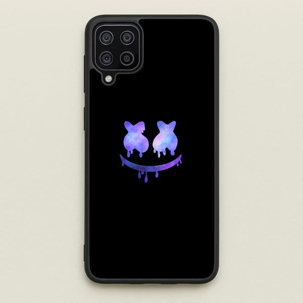 Dripping Features - White Helmet DJ - Marshmello Phone Case for Galaxy A12