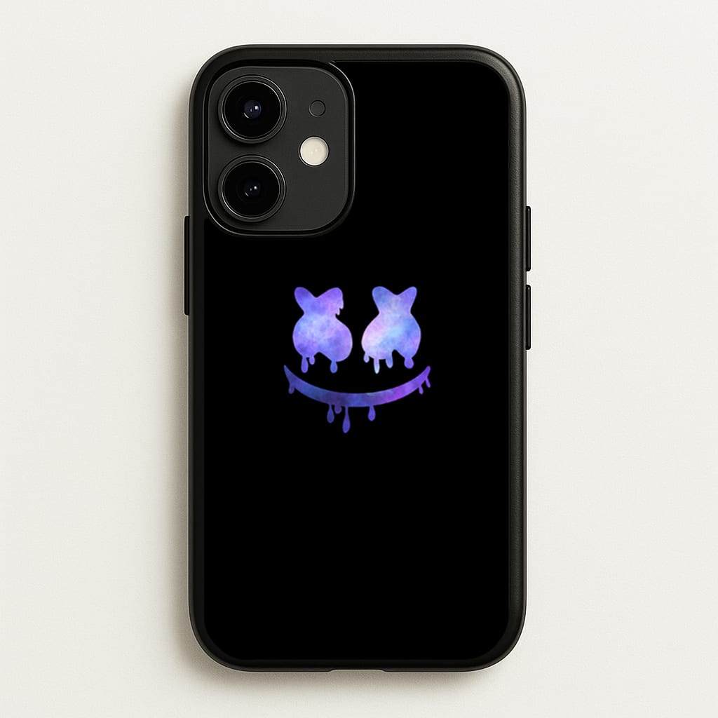 Dripping Features - White Helmet DJ - Marshmello Phone Case for iPhone 12 Mini