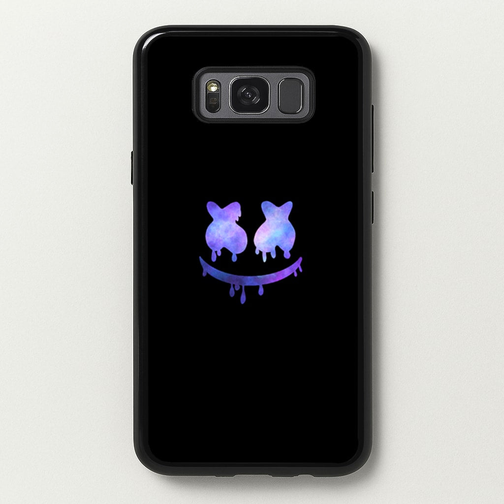 Dripping Features - White Helmet DJ - Marshmello Phone Case for Galaxy S8