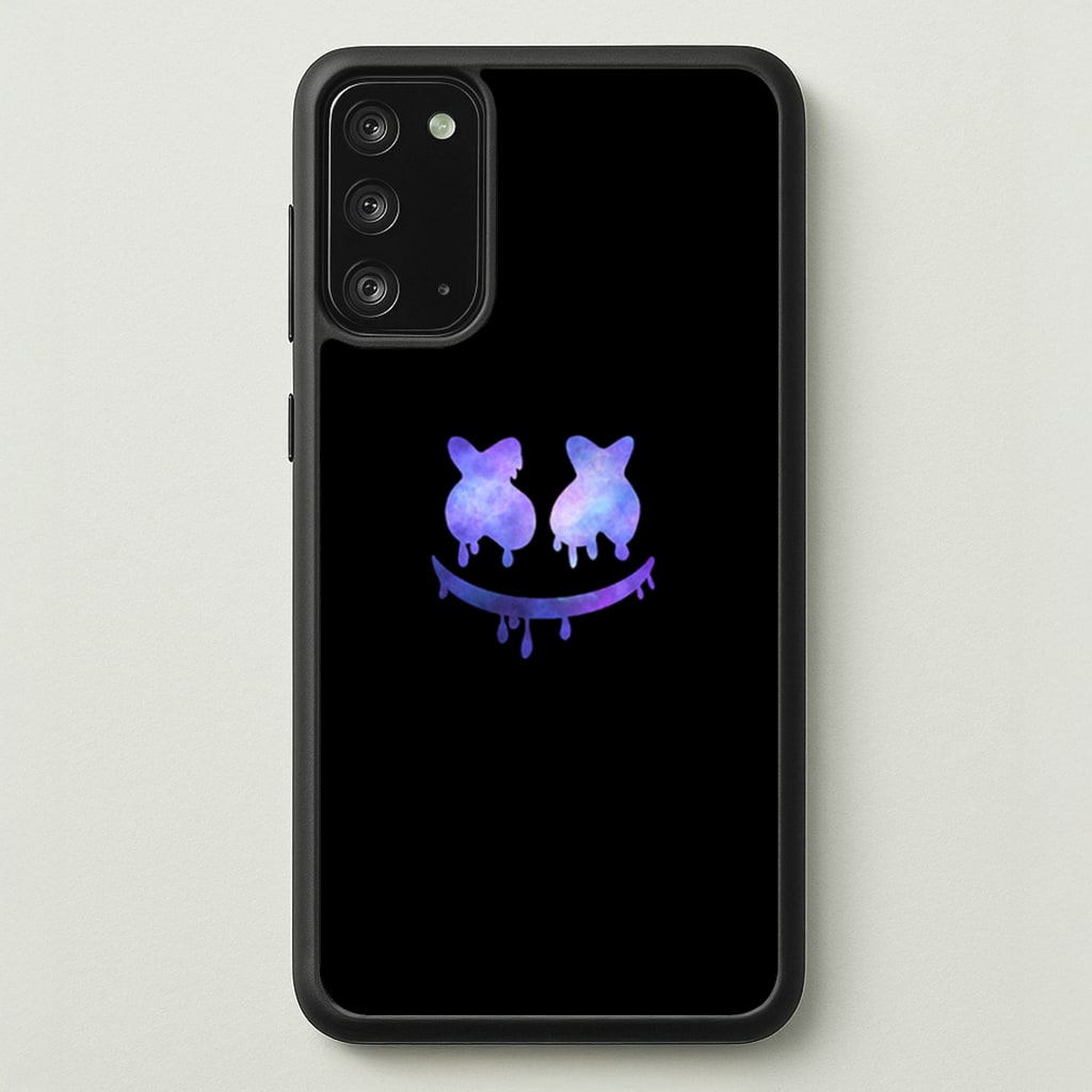 Dripping Features - White Helmet DJ - Marshmello Phone Case for Galaxy Note 20
