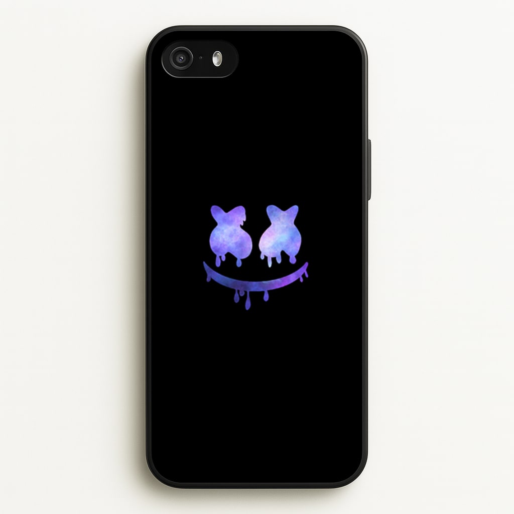 Dripping Features - White Helmet DJ - Marshmello Phone Case for iPhone 5 / 5s / SE 2016