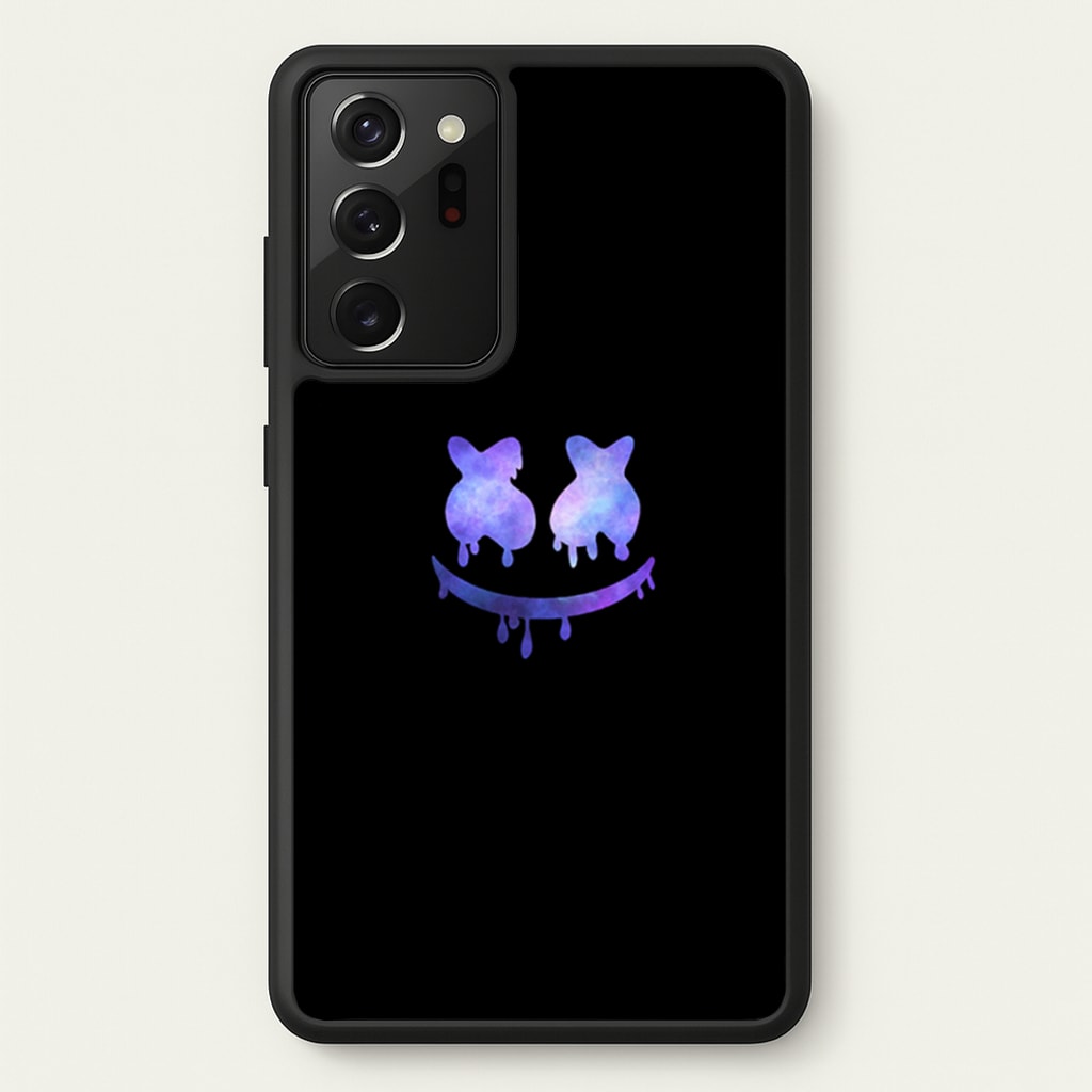 Dripping Features - White Helmet DJ - Marshmello Phone Case for Galaxy Note 20 Ultra