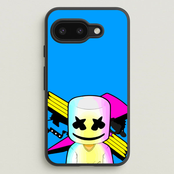 Neon Logo White Helmet DJ - Marshmello Phone Case for Google Pixel 9a