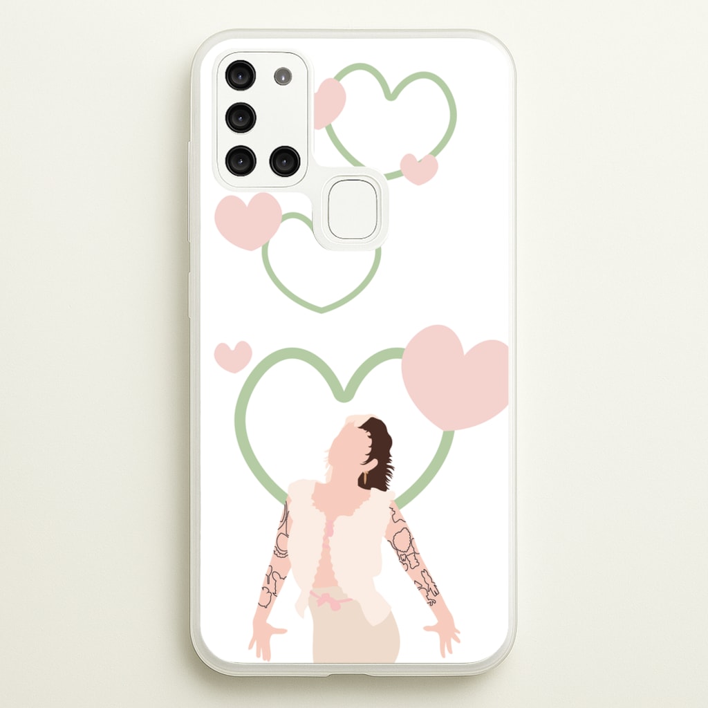 Hearts - Melanie Martinez Phone Case for Galaxy A21s