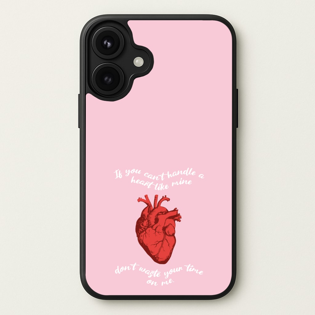 Don't Waste Your Time On Me Phone Case for iPhone 17