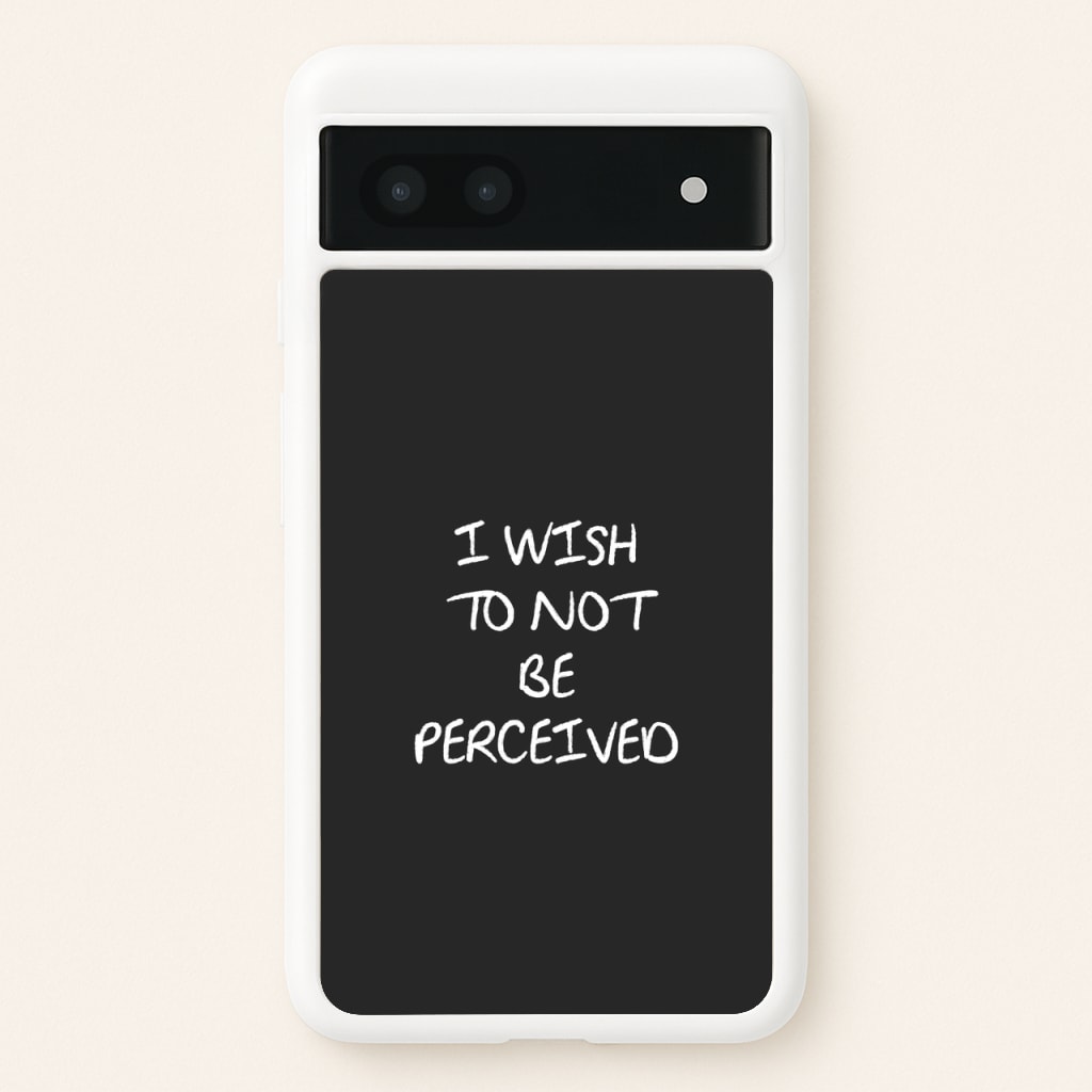 I Wish To Not Be Perceived - Melanie Martinez Phone Case for Google Pixel 7a