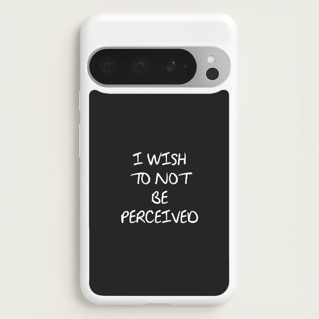 I Wish To Not Be Perceived - Melanie Martinez Phone Case for Google Pixel 9 Pro XL