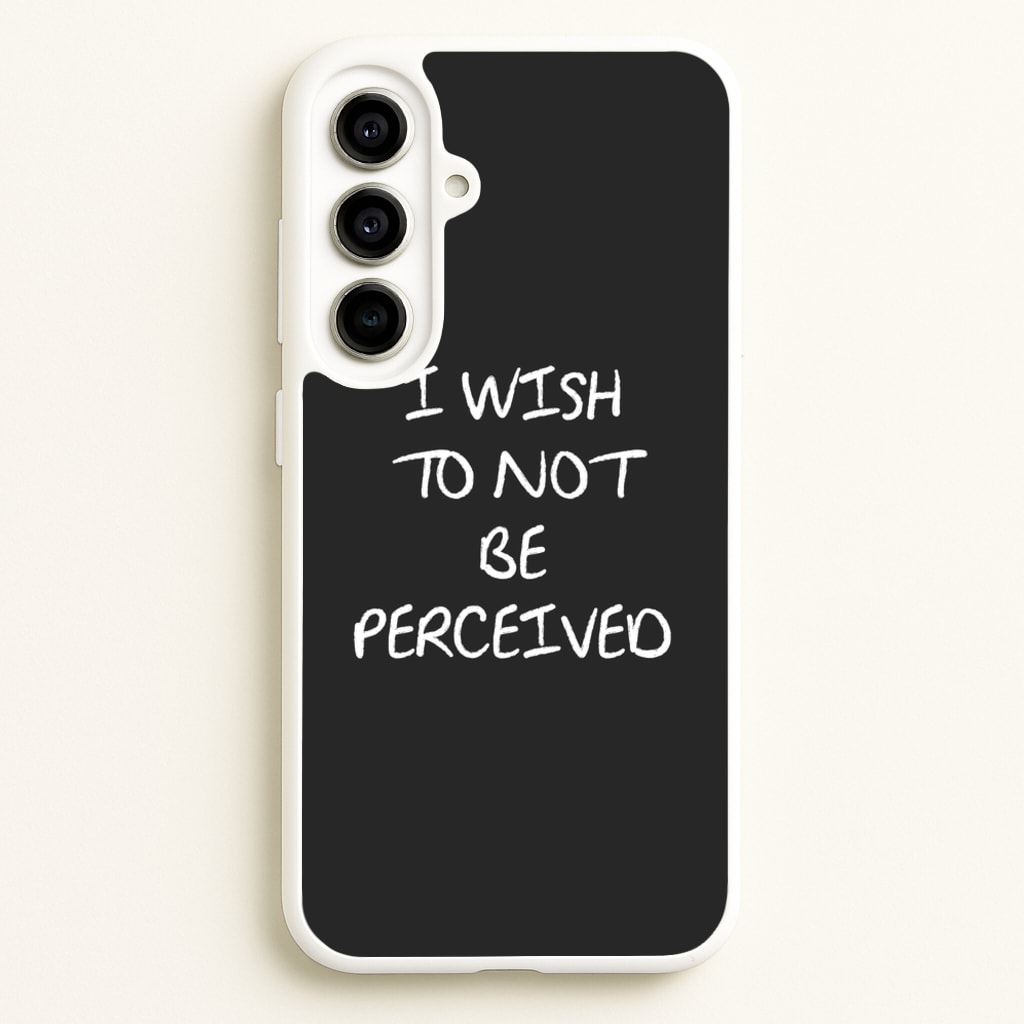 I Wish To Not Be Perceived  - Melanie Martinez Phone Case for Galaxy A56