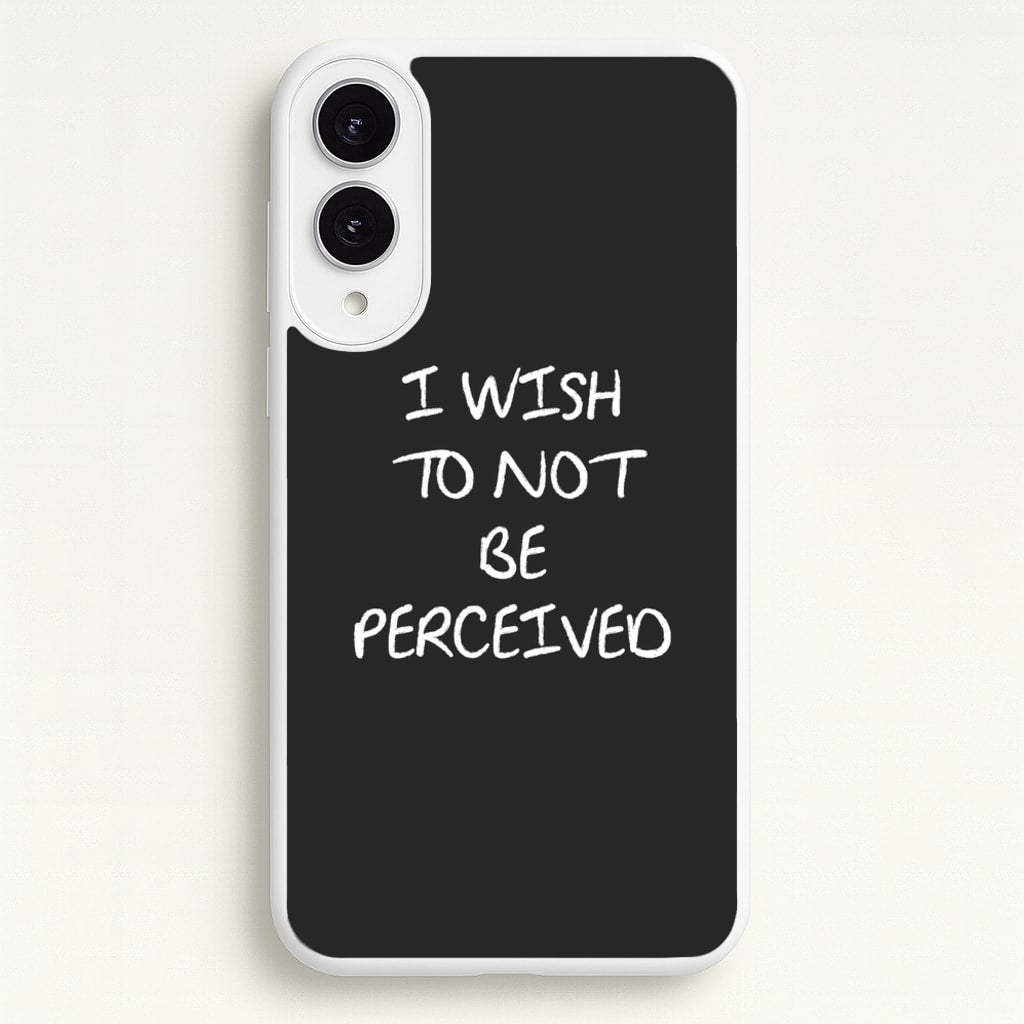 I Wish To Not Be Perceived - Melanie Martinez Phone Case for Galaxy S25 Edge