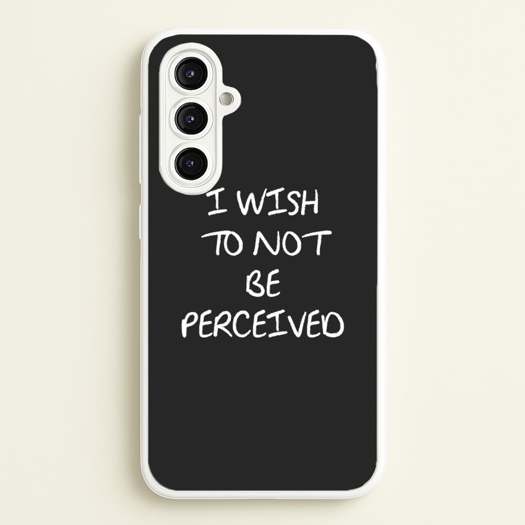 I Wish To Not Be Perceived - Melanie Martinez Phone Case for Galaxy A16