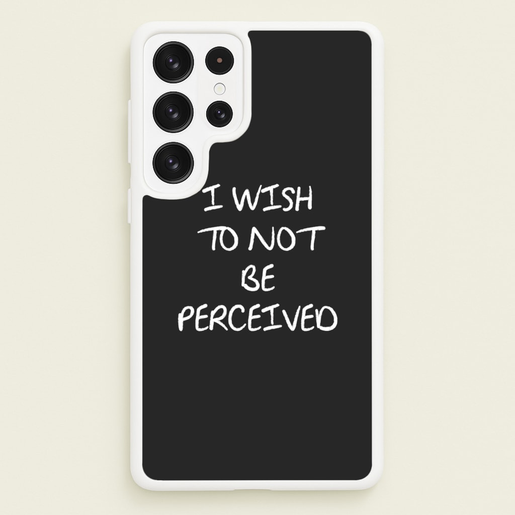 I Wish To Not Be Perceived - Melanie Martinez Phone Case for Galaxy S23 Ultra