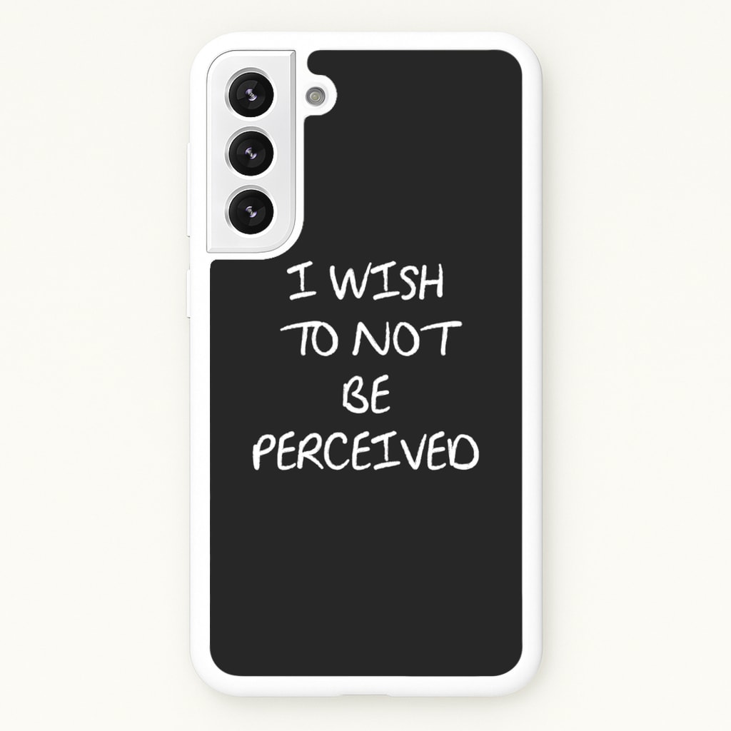 I Wish To Not Be Perceived - Melanie Martinez Phone Case for Galaxy S21 Plus