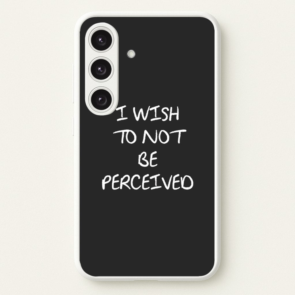 I Wish To Not Be Perceived - Melanie Martinez Phone Case for Galaxy S25