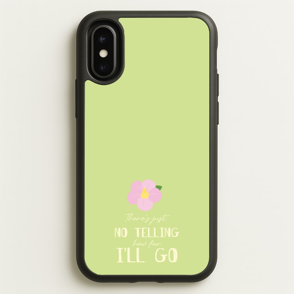There's Just No Telling - Moana Phone Case for iPhone X / XS
