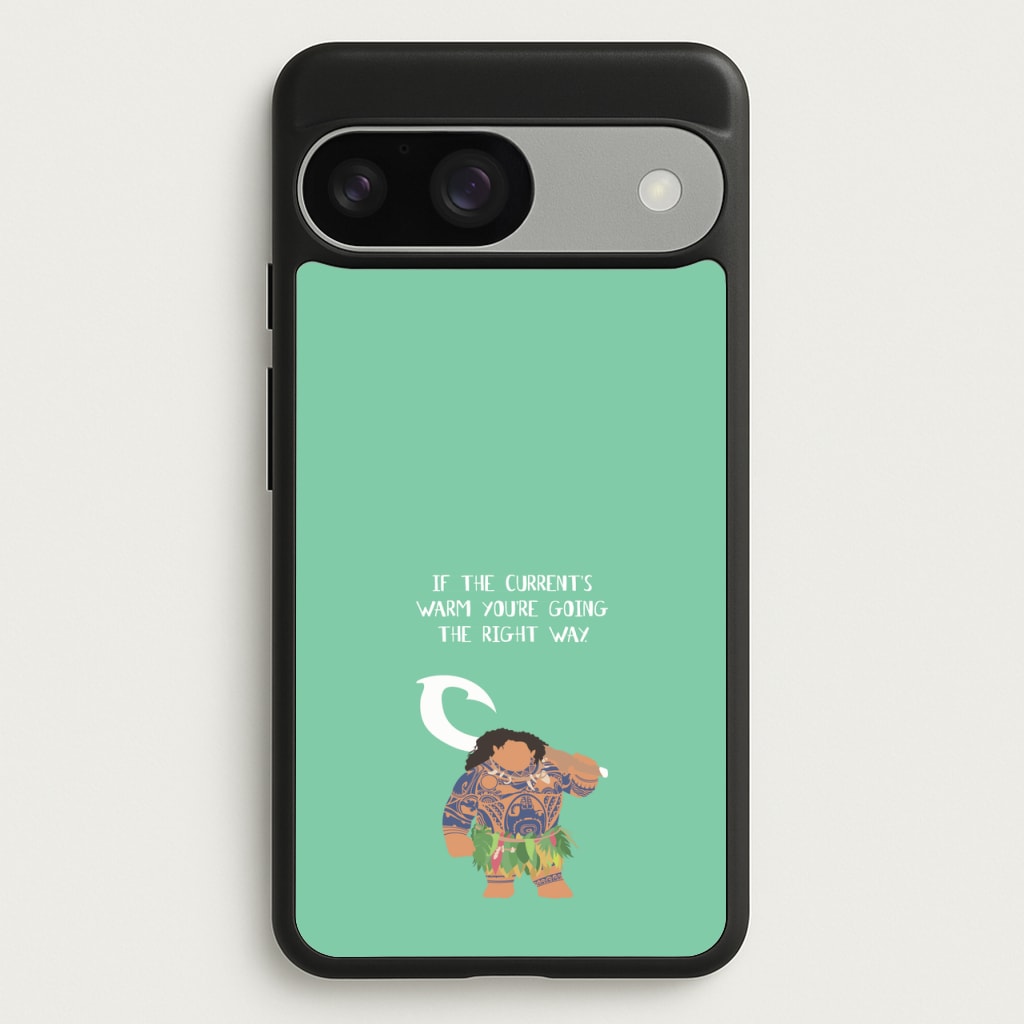 If The Current's Warm - Moana Phone Case for Google Pixel 9 / 9 Pro