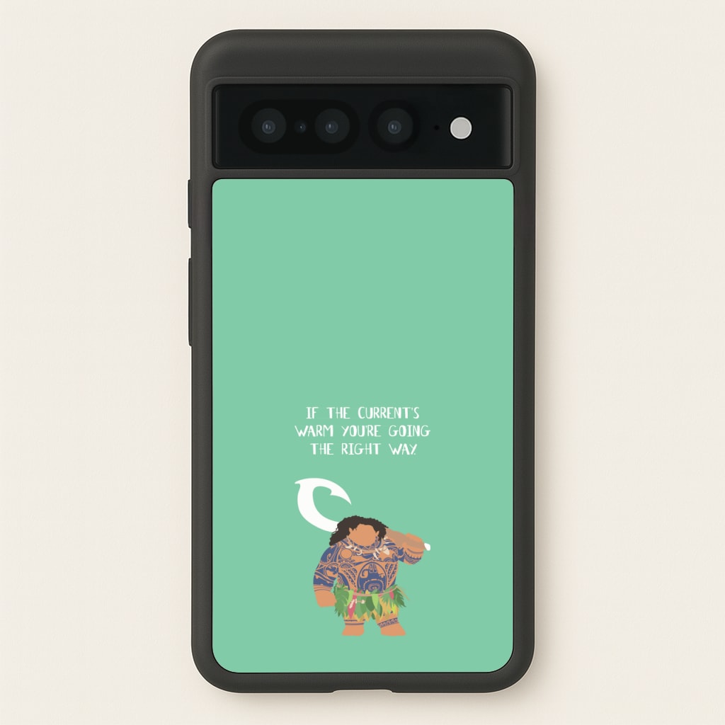 If The Current's Warm - Moana Phone Case for Google Pixel 7 Pro