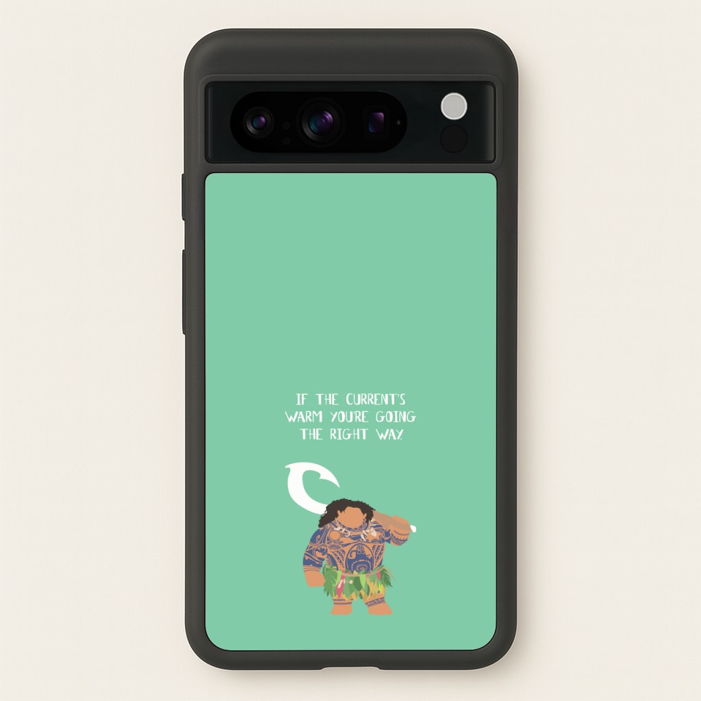 If The Current's Warm - Moana Phone Case for Google Pixel 8 Pro