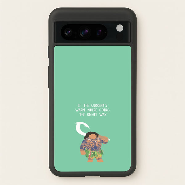If The Current's Warm - Moana Phone Case for Google Pixel 8 Pro