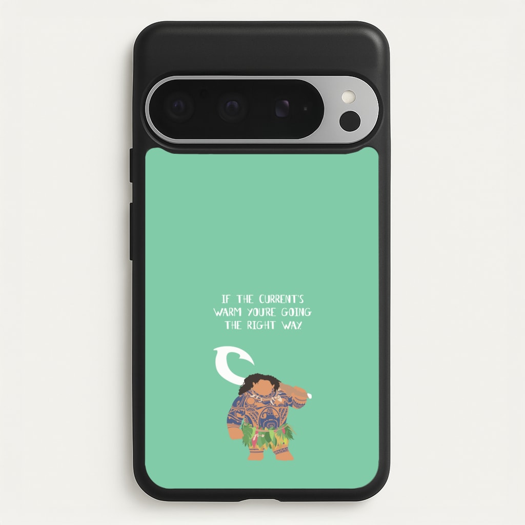 If The Current's Warm - Moana Phone Case for Google Pixel 9 Pro XL