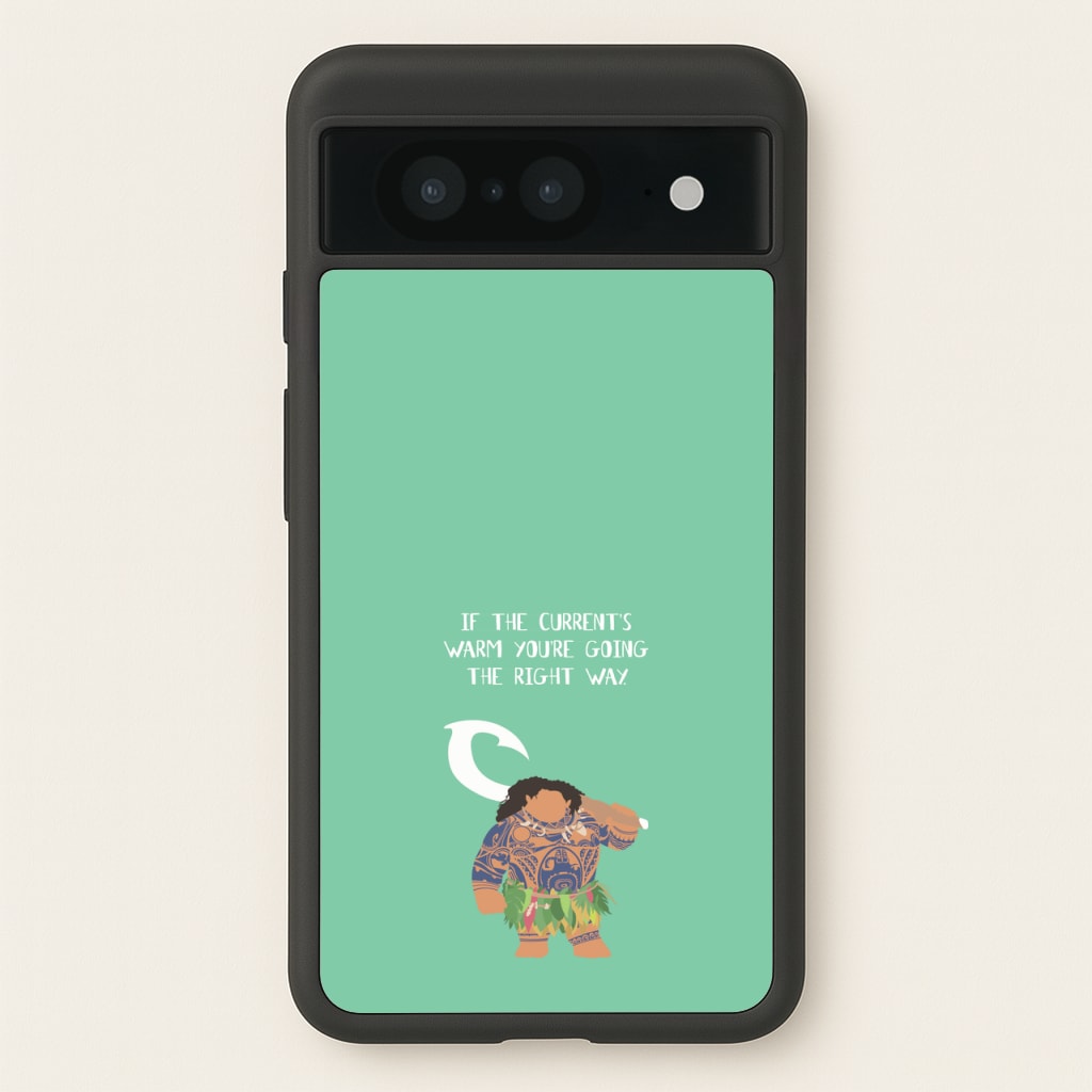 If The Current's Warm - Moana Phone Case for Google Pixel 8